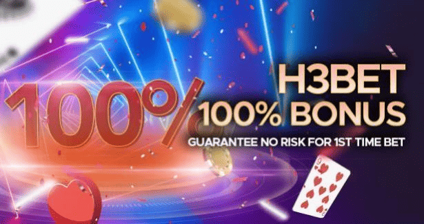 H3Bet 100% Welcome Bonus up banner