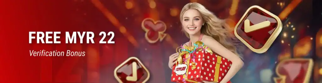 Verification bonus for online casino registration.