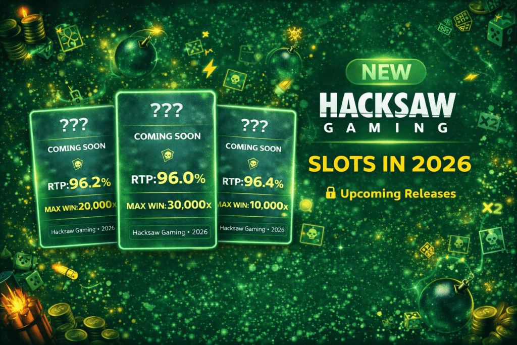 Exciting new Hacksaw Gaming slots arriving in 2026 with high RTP and big jackpot features.