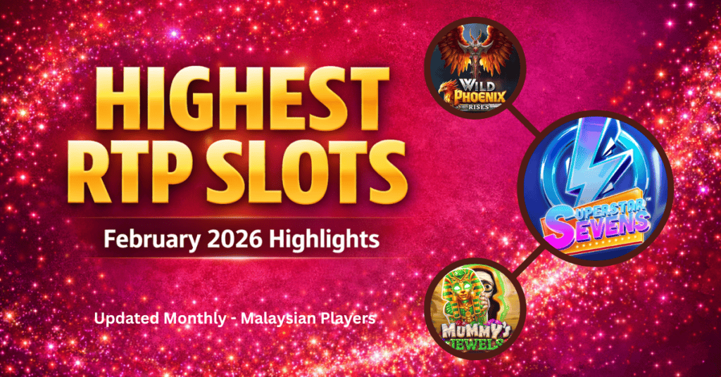Top high RTP slots for February 2026 with popular themes and features.