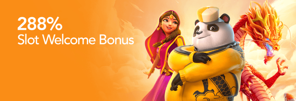 H3BET casino offer with 288% slot welcome bonus up to MYR 2,880.