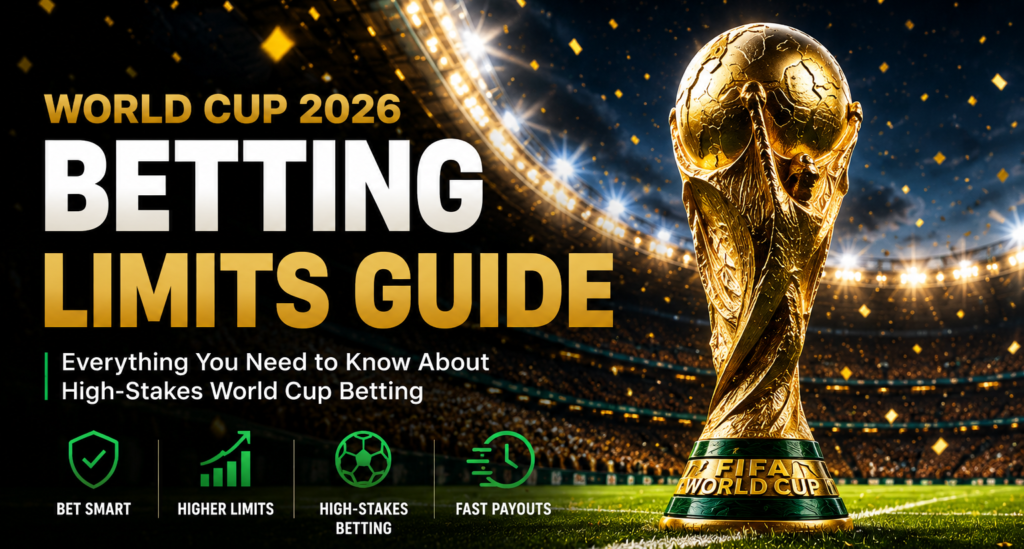 Comprehensive betting limits guide for FIFA World Cup 2026 betting enthusiasts.