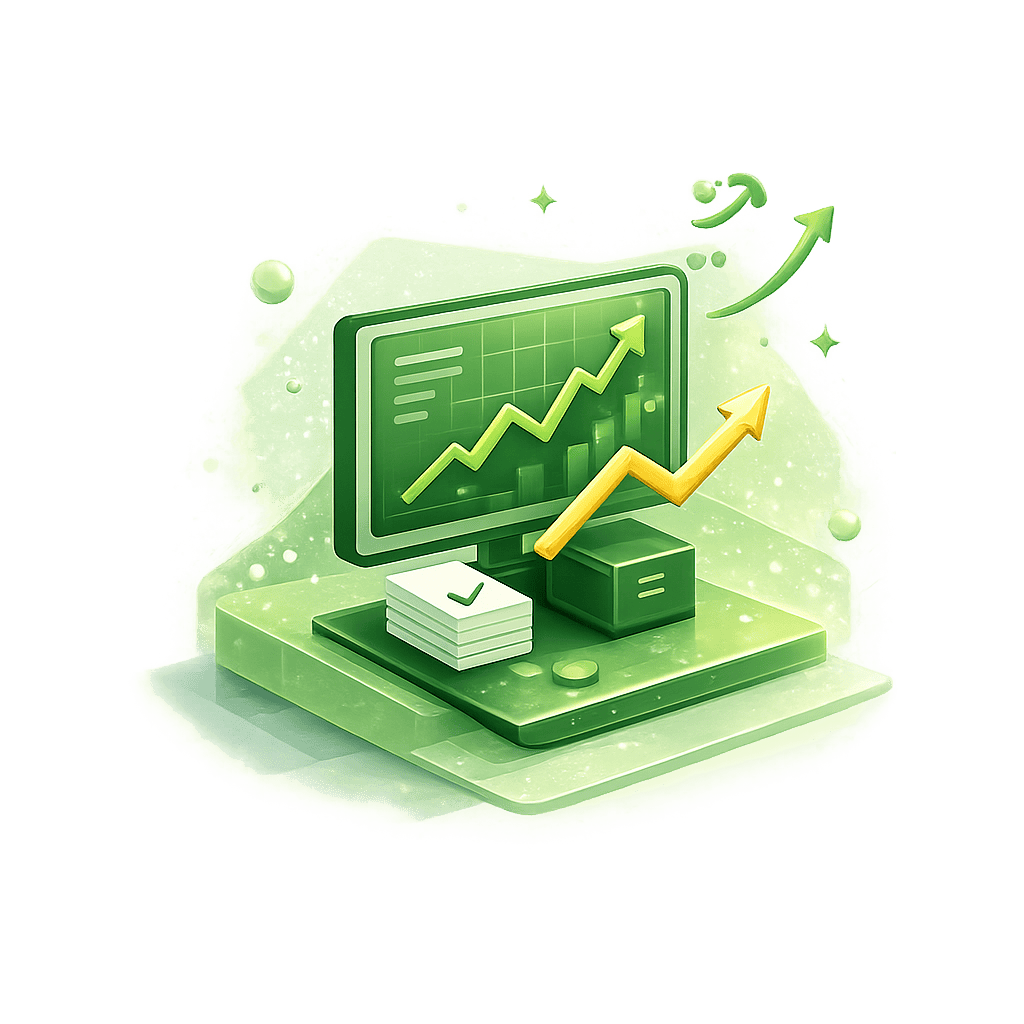 Prediction Markets technology charts with desktop