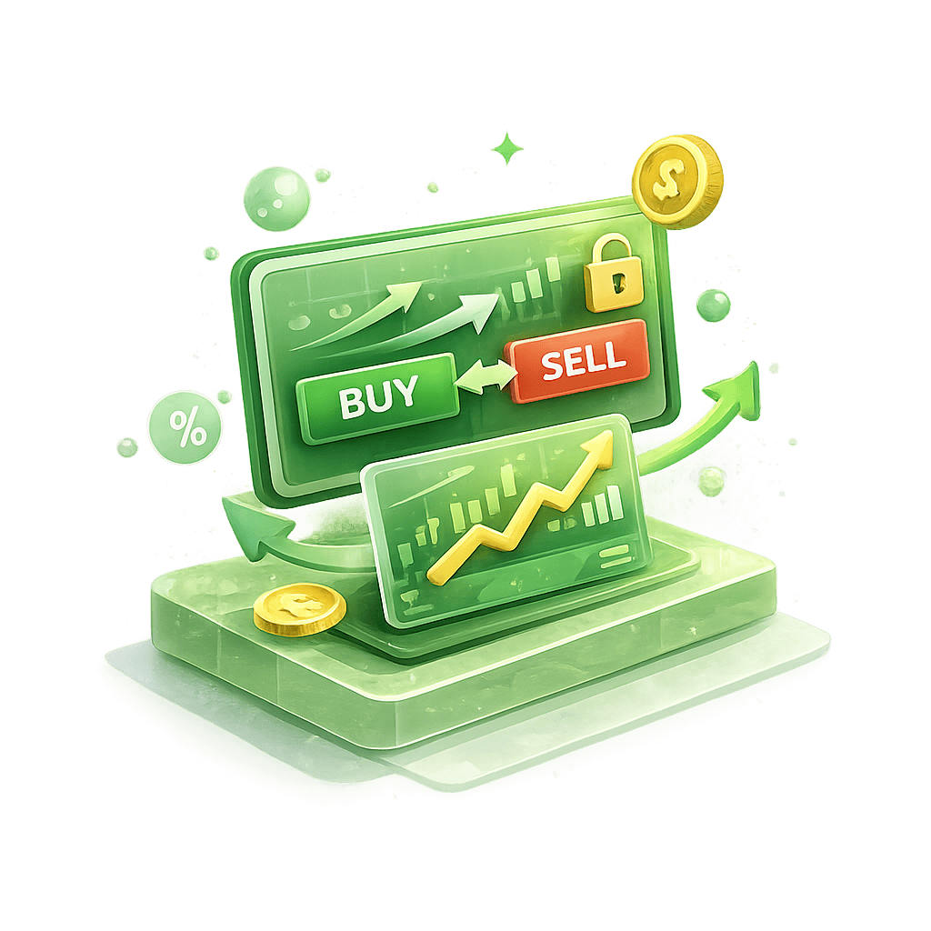Cryptocurrency and Forex trading platform with buy and sell options, secure trading, and real-time Prediction Markets.