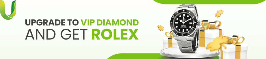 U88 Switch Bonus MYR 10,000 promotion with Rolex upgrade.