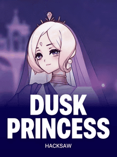 Artwork of Dusk Princess, a fantasy game character with a purple background.