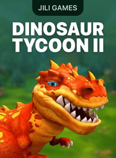 Colorful dinosaur character from Dinosaur Tycoon II game by JILI Games.