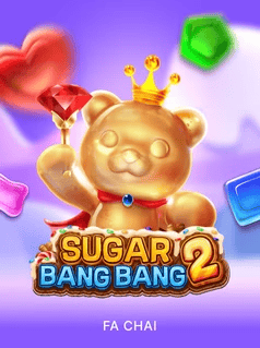 Cute bear character with crown and heart in Sugar Bang Bang 2 game.