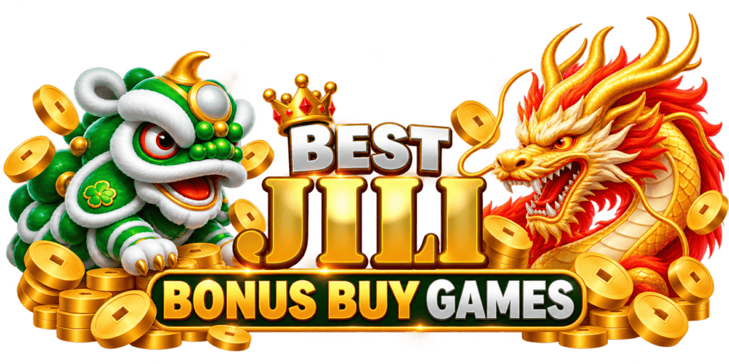Colorful lion dance and dragon images for JILI bonus buy games in Malaysia 2026.