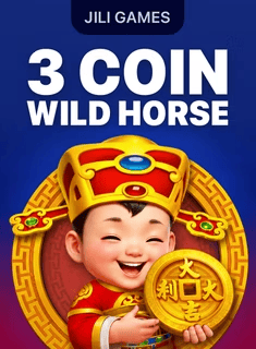 JILI Wild Horse bonus game with 3 coins and vibrant design.